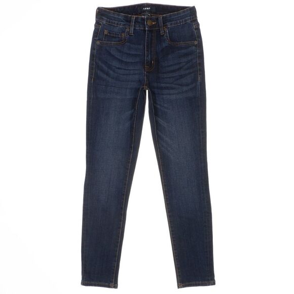 Aero Womens High Rise Skinny Jeans 4, 6 Short Runs Small Denim Stretch 25x26 - Picture 1 of 9